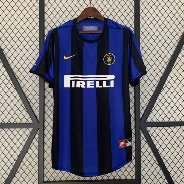 Tailandia Camiseta Inter Milan Replica Primera Ropa Retro 1999 2000